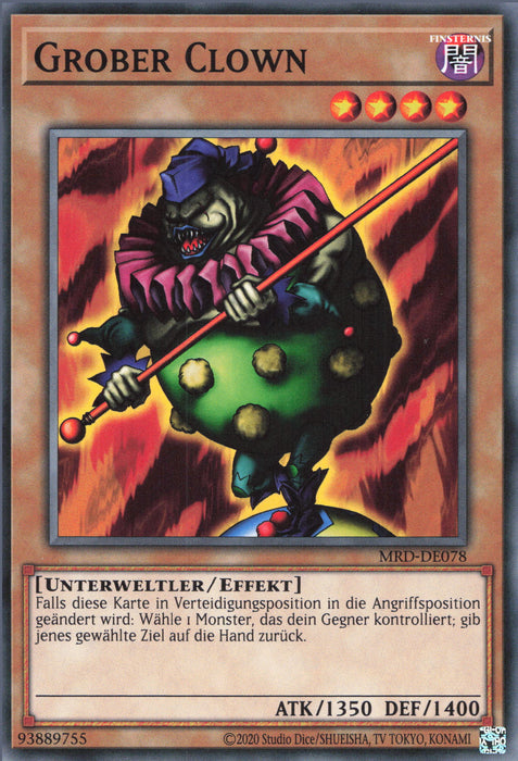 Grober Clown MRD-25TH-DE078 Common Deutsch