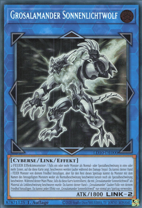 Grosalamander Sonnenlichtwolf LD10-DE000 Ghost Rare Deutsch