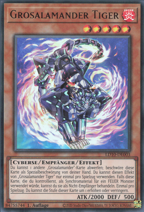 Grosalamander Tiger LD10-DE003 Ultra Rare Deutsch