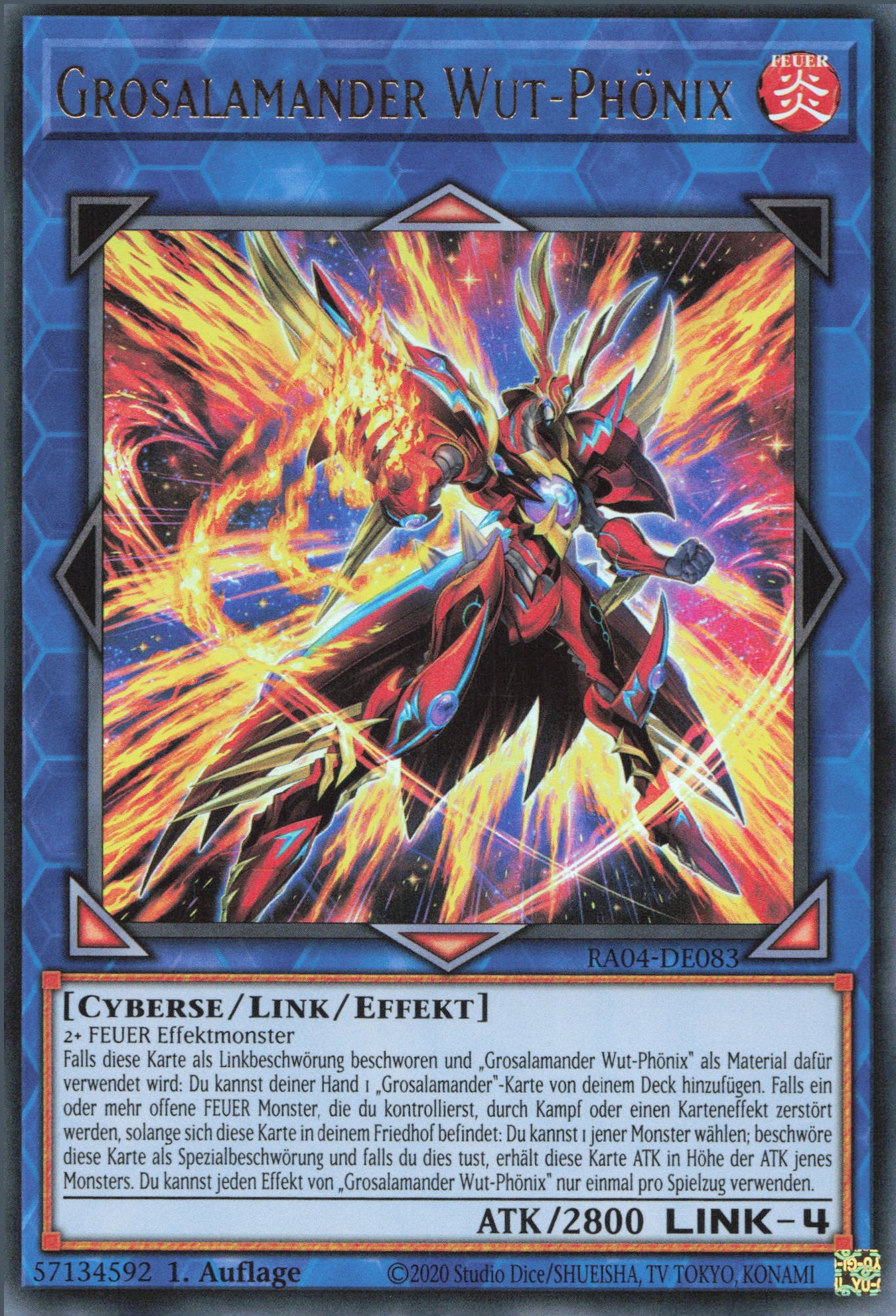 Yu-Gi-Oh! Grosalamander Wut-Phönix