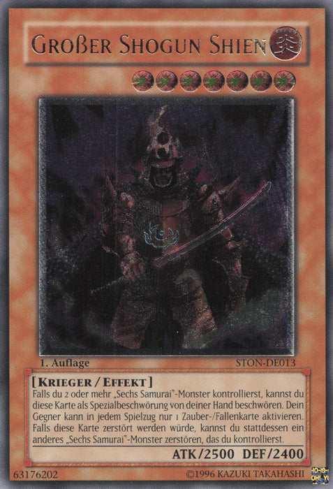 Großer Shogun Shien (V.2) STON-DE013 Ultimate Rare Deutsch