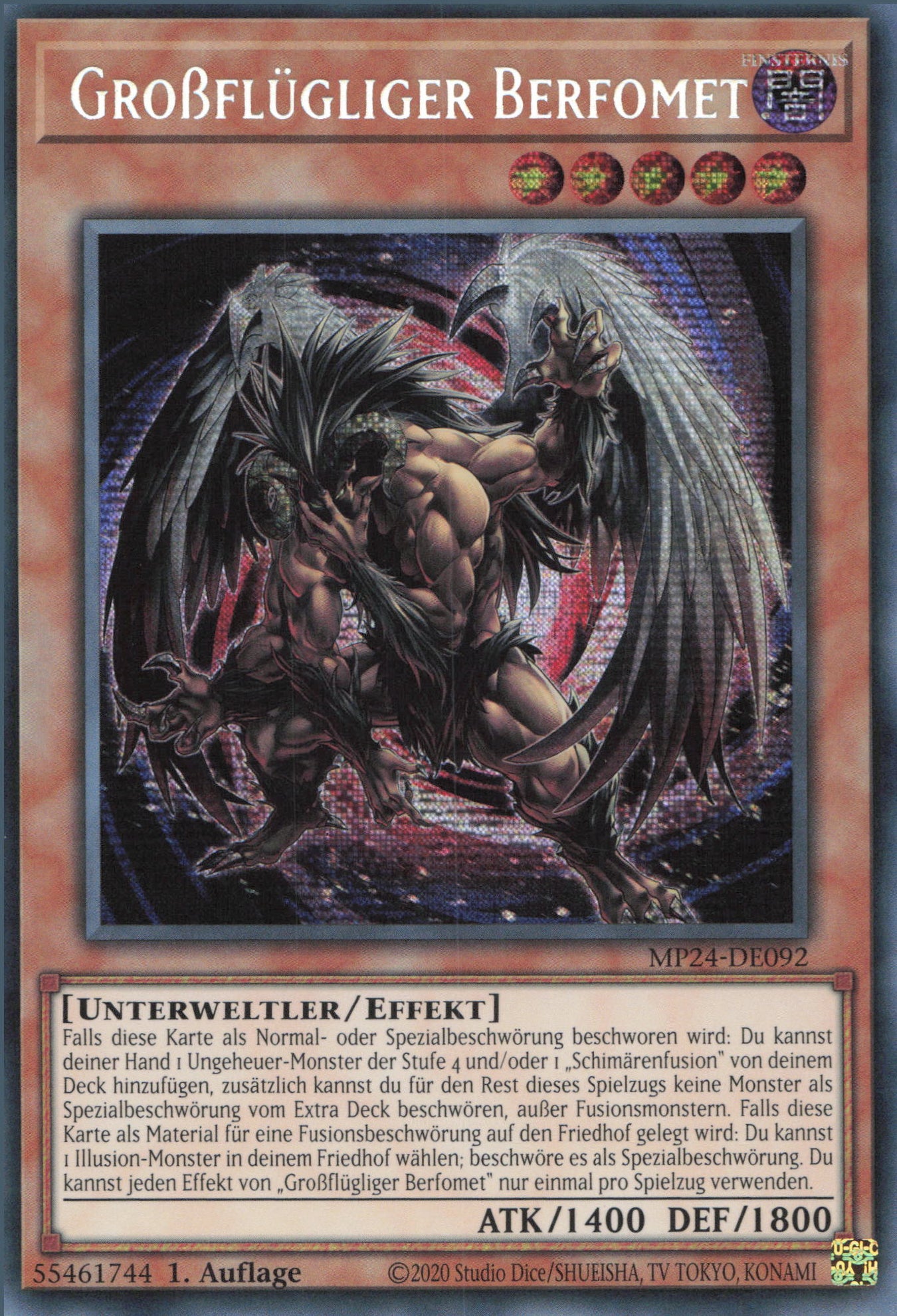 Yu-Gi-Oh! Großflügliger Berfomet