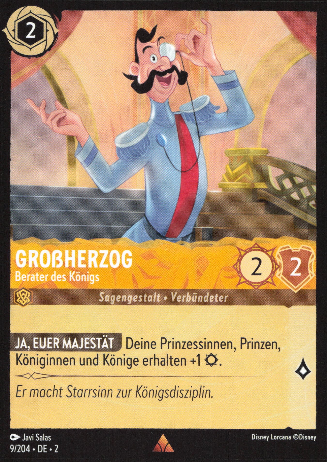 Alle Großherzog Charakterkarten in Disney Lorcana