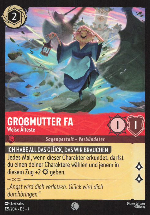 Großmutter Fa - Weise Älteste 7ARI-121 Common Deutsch