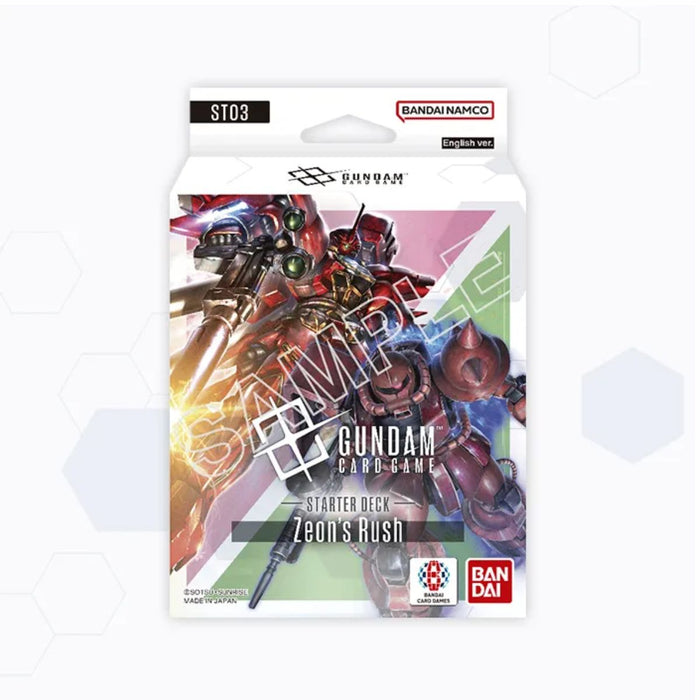 Gundam Zeon's Rush ST03 Starter Deck Englisch