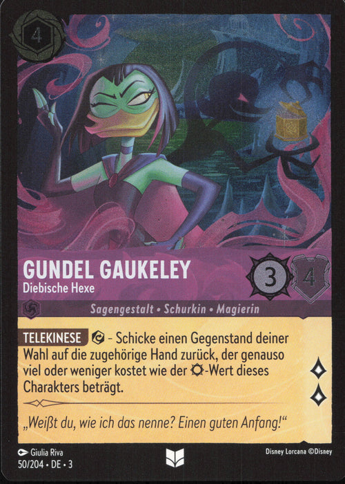 Gundel Gaukeley - Diebische Hexe 3INK-050 Uncommon Deutsch