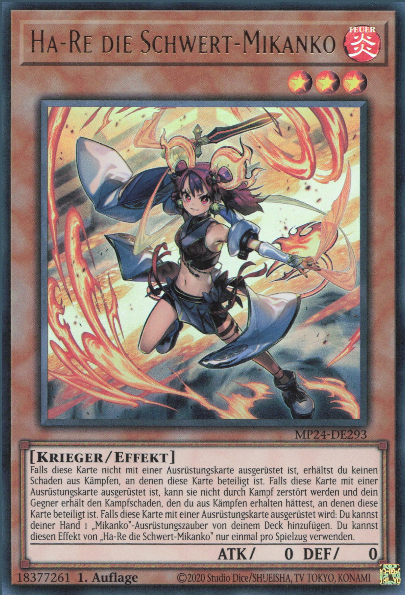 Yu-Gi-Oh! Ha-Re die Schwert-Mikanko