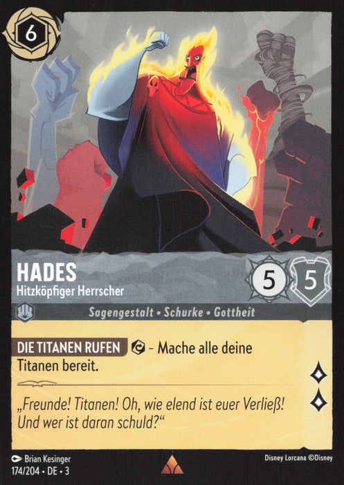 Hades - Hitzköpfiger Herrscher 3INK-174 Rare Deutsch