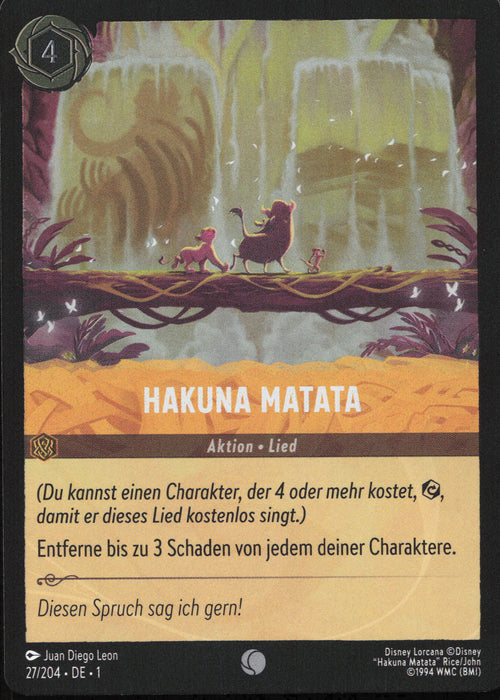 Hakuna Matata 1TFC-027 Common Deutsch