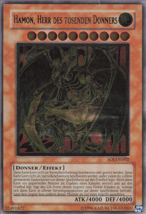 Hamon, Herr des tosenden Donners (V.2) SOI-DE002 Ultimate Rare