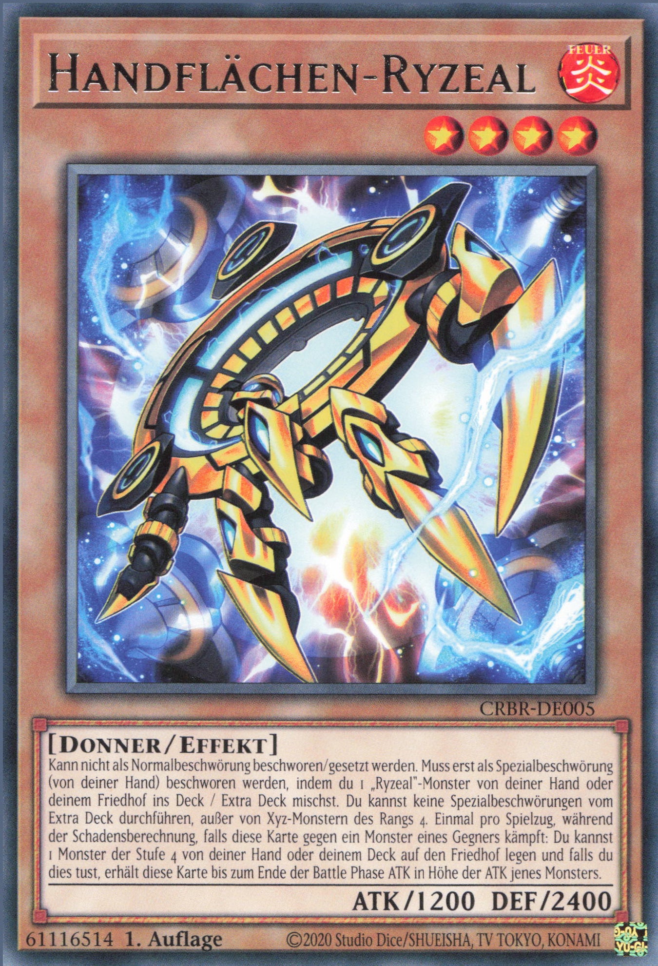 Yu-Gi-Oh! Handflächen-Ryzeal