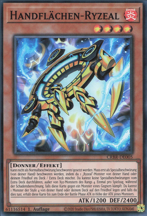 Handflächen-Ryzeal (V.2) CRBR-DE005 Super Rare Deutsch