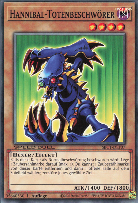 Hannibal-Totenbeschwörer SBC1-DEF07 Common Deutsch