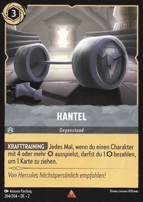 Hantel 2ROF-204 Rare Deutsch