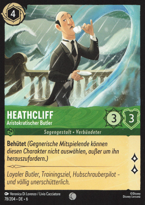 Heathcliff - Aristokratischer Butler 6AZS-078 Common Deutsch