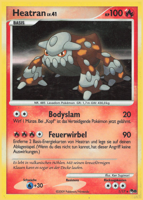 Heatran Lv.41 POP8-1 Rare Deutsch