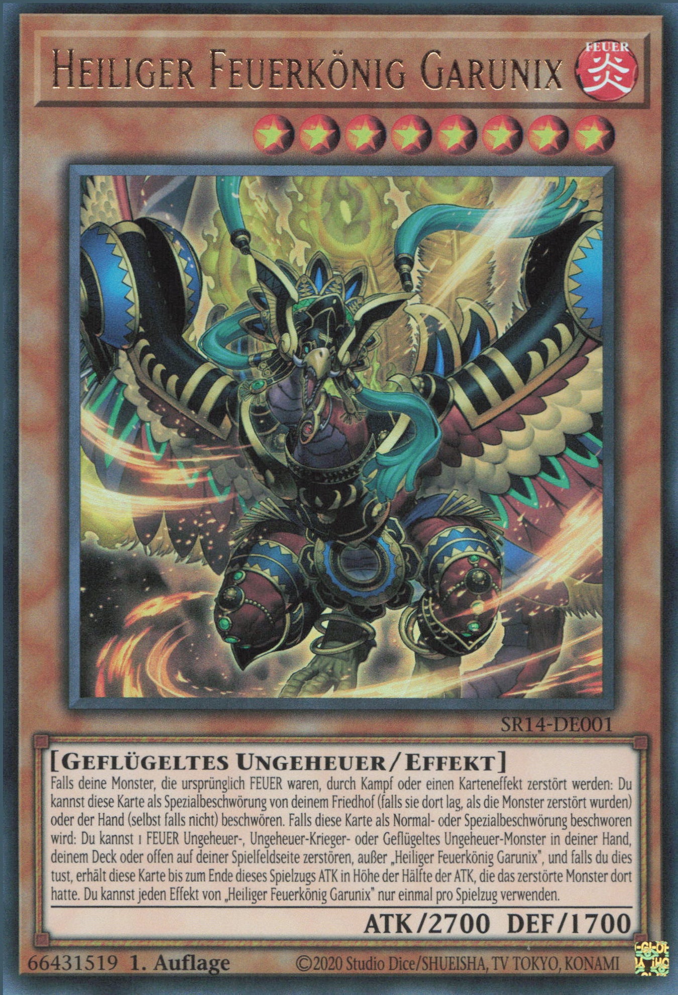Yu-Gi-Oh! Heiliger Feuerkönig Garunix