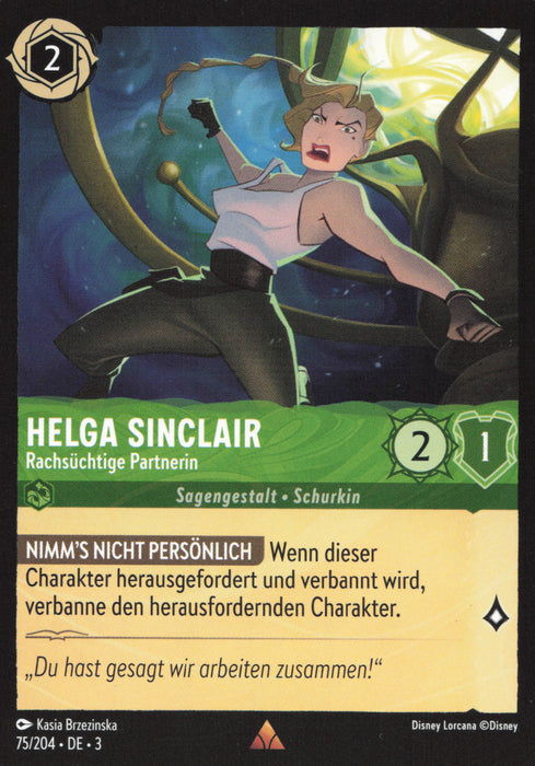 Helga Sinclair - Rachsüchtige Partnerin 3INK-075 Rare Deutsch