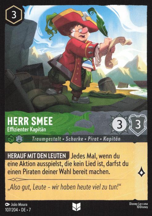 Herr Smee - Effizienter Kapitän 7ARI-107 Uncommon Deutsch