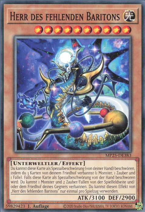 Herr des fehlenden Baritons MP25-DE383 Common Deutsch
