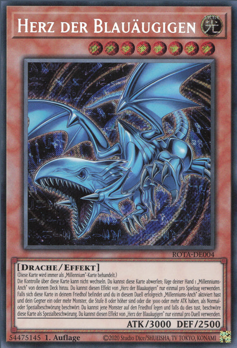 Herz der Blauäugigen (V.1) ROTA-DE004 Secret Rare Deutsch