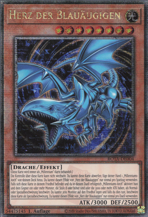 Herz der Blauäugigen (V.2) ROTA-DE004 Quarter Century Secret Rare Deutsch