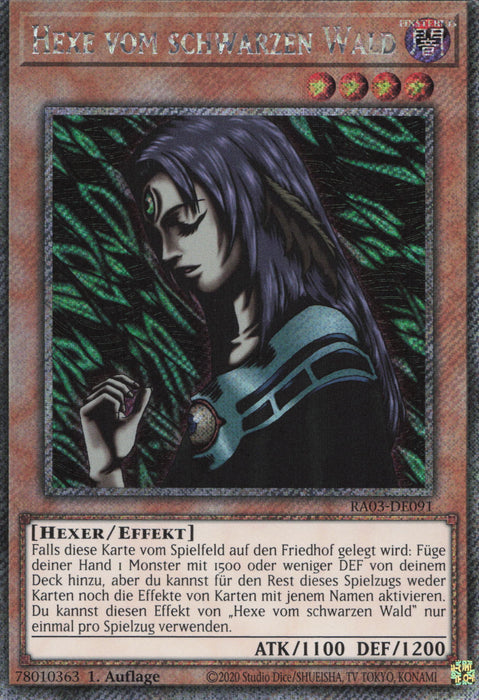 Hexe vom schwarzen Wald (V.1) RA03-DE091 Platinum Secret Rare Deutsch