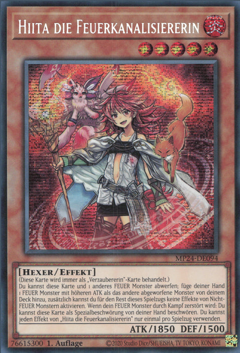 Hiita die Feuerkanalisiererin MP24-DE094 Secret Rare Deutsch