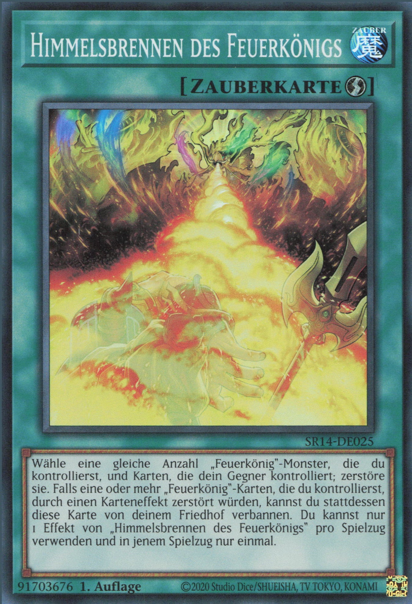 Yu-Gi-Oh! Himmelsbrennen des Feuerkönigs