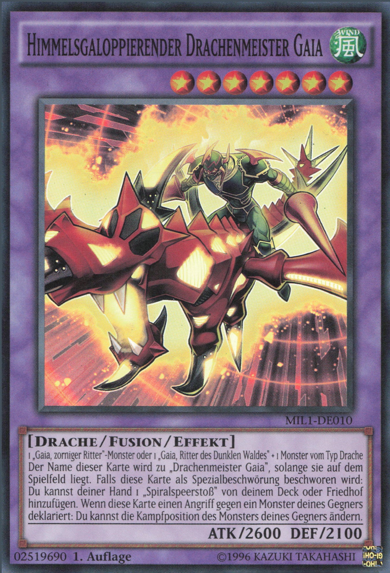 Yu-Gi-Oh! Himmelsgaloppierender Drachenmeister Gaia