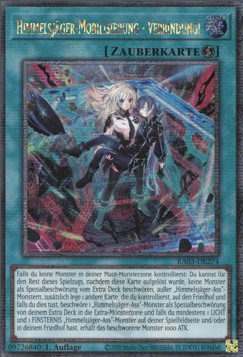 Himmelsjäger-Mobilisierung - Verbindung! (V.2) RA03-DE274 Quarter Century Secret Rare Deutsch