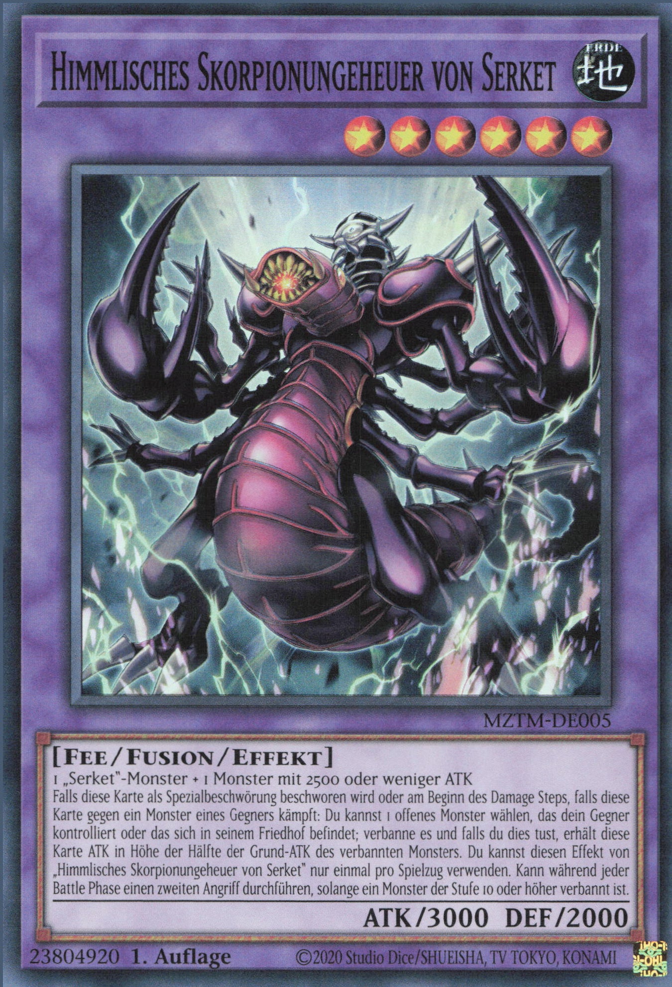 Yu-Gi-Oh! Himmlisches Skorpionungeheuer von Serket