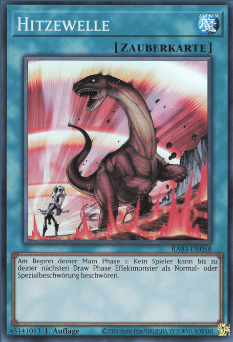 Hitzewelle (V.1) RA03-DE058 Super Rare Deutsch