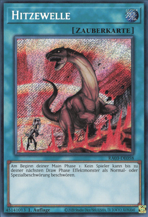 Hitzewelle (V.3) RA03-DE058 Secret Rare Deutsch