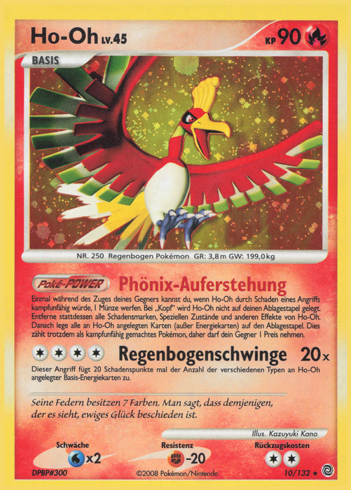 Ho-Oh Lv.45 SW-10 Holo Rare Deutsch