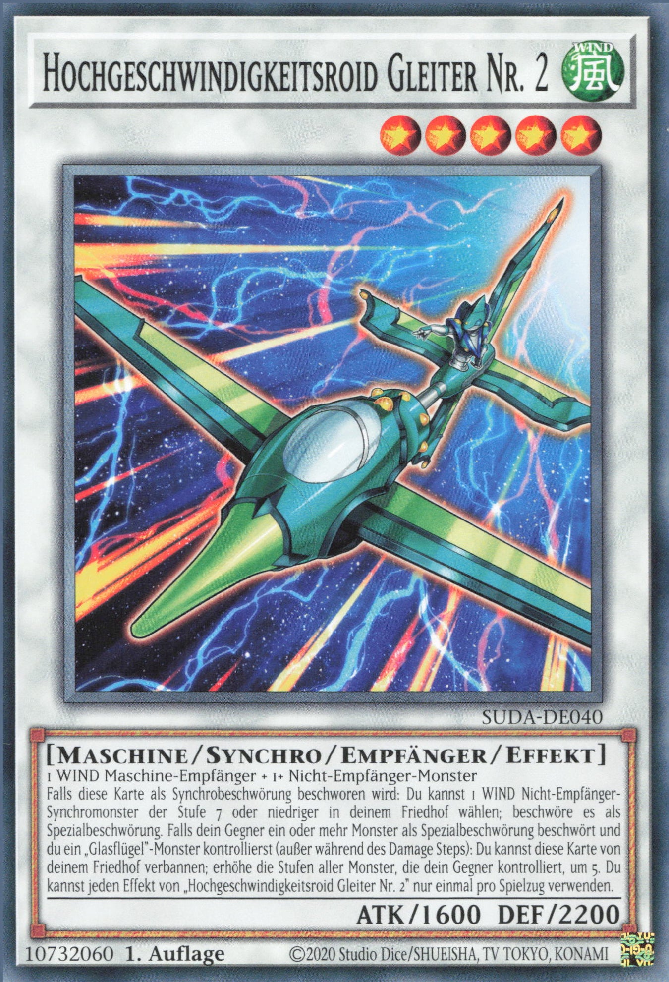 Yu-Gi-Oh! Hochgeschwindigkeitsroid Gleiter Nr. 2
