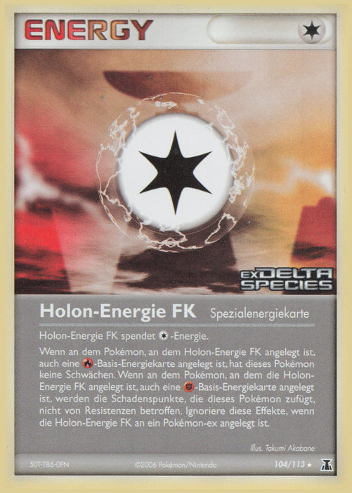 Holon-Energie FK DS-104 Rare Deutsch