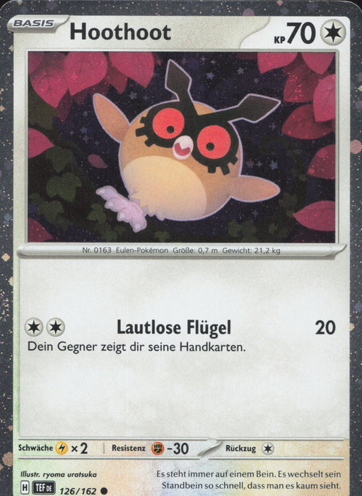 Hoothoot TEF-126 Promo Deutsch