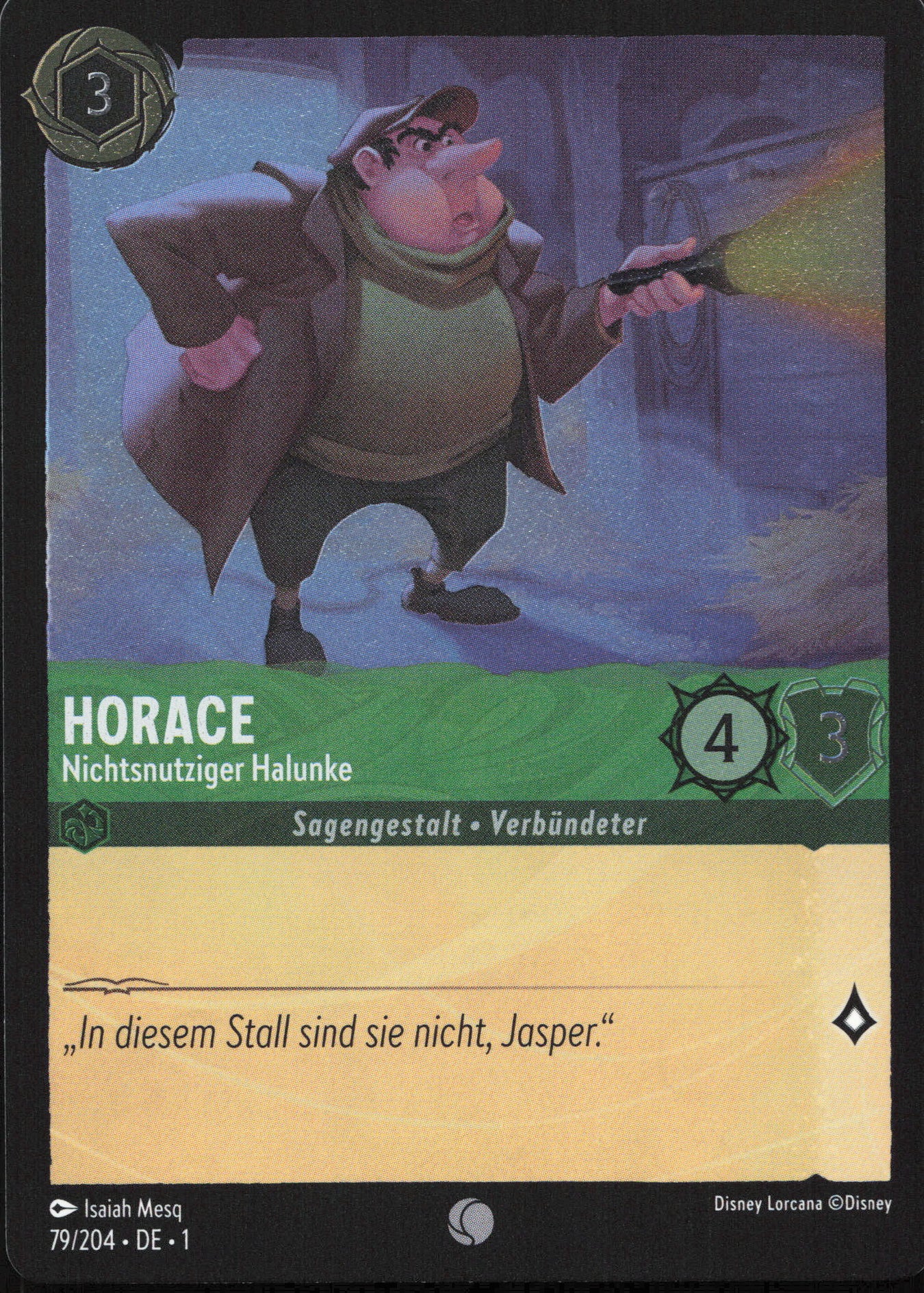 Alle Horace Charakterkarten in Disney Lorcana