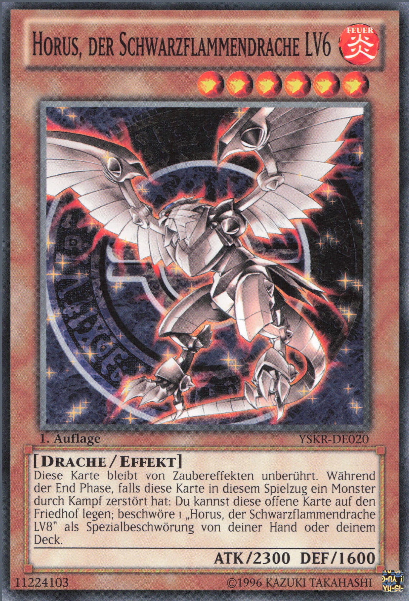 Yu-Gi-Oh! Horus, der Schwarzflammendrache LV6