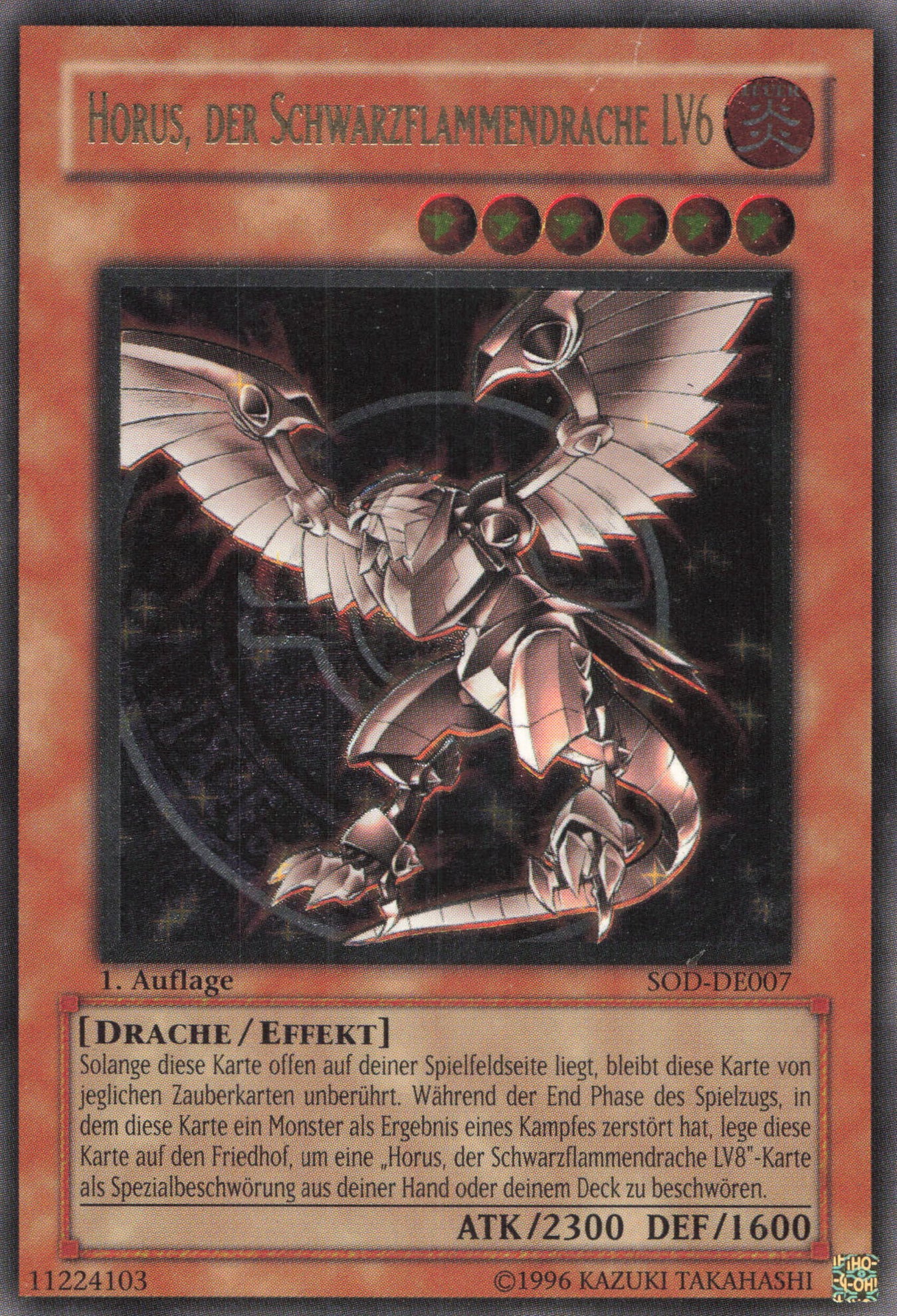 Yu-Gi-Oh! Horus, der Schwarzflammendrache LV6 (V.2)