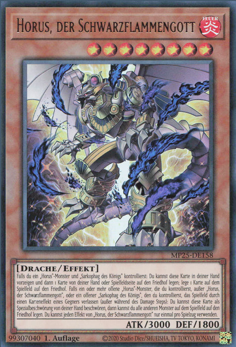 Horus, der Schwarzflammengott MP25-DE158 Ultra Rare Deutsch