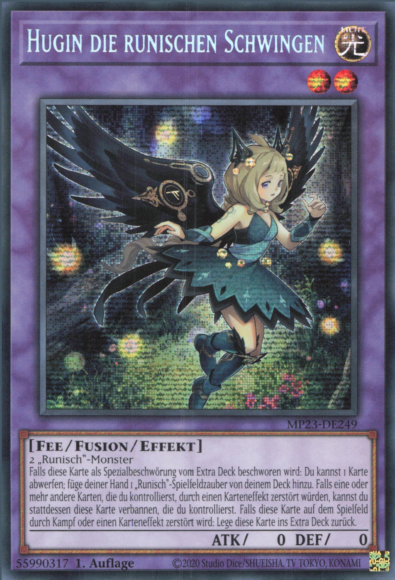 Yu-Gi-Oh! Hugin die runischen Schwingen