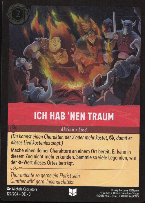 Ich Hab 'Nen Traum 3INK-129 Uncommon Deutsch