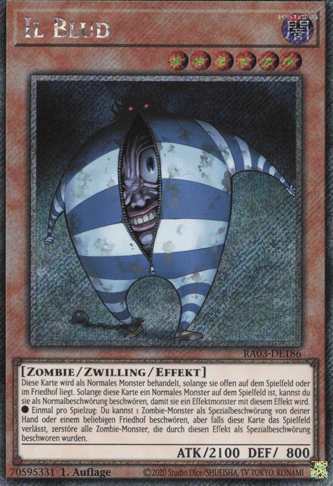 Il Blud (V.1) RA03-DE186 Platinum Secret Rare Deutsch