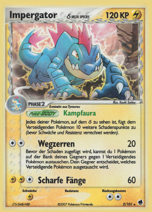 Impergator δ Delta Species DF-2 Holo Rare Deutsch