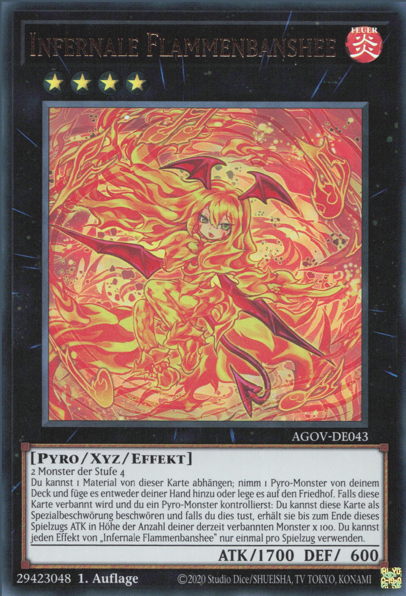 Yu-Gi-Oh! Infernale Flammenbanshee (V.1)