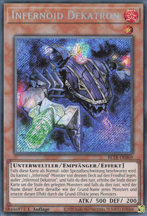 Infernoid Dekatron (V.1) BLTR-DE069 Secret Rare Deutsch