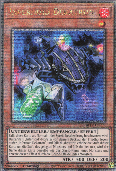 Infernoid Dekatron (V.2) BLTR-DE069 Quarter Century Secret Rare Deutsch