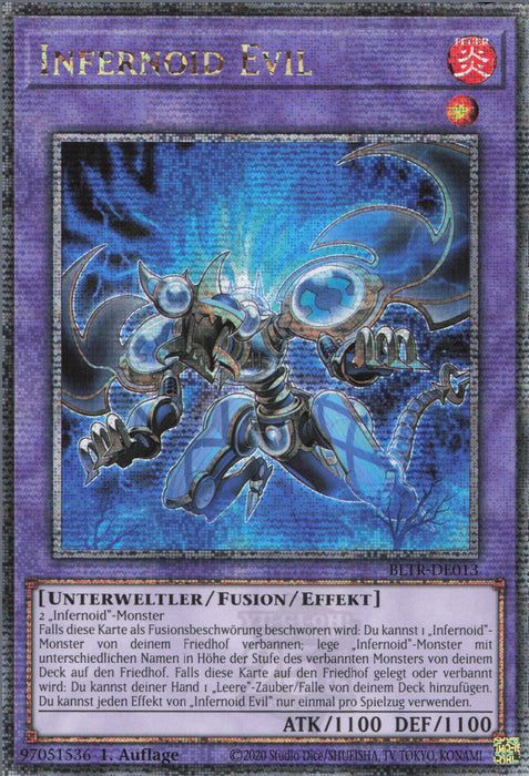 Infernoid Evil (V.2) BLTR-DE013 Quarter Century Secret Rare Deutsch